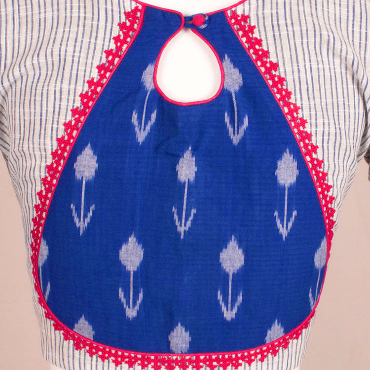 Hand Embroidered Cotton Blouse 10048377