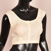 Hand Embroidered Mirror Work Cotton Blouse 10048391