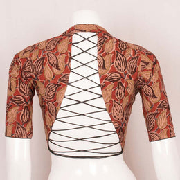 Hand Block Printed Cotton Blouse 10050093
