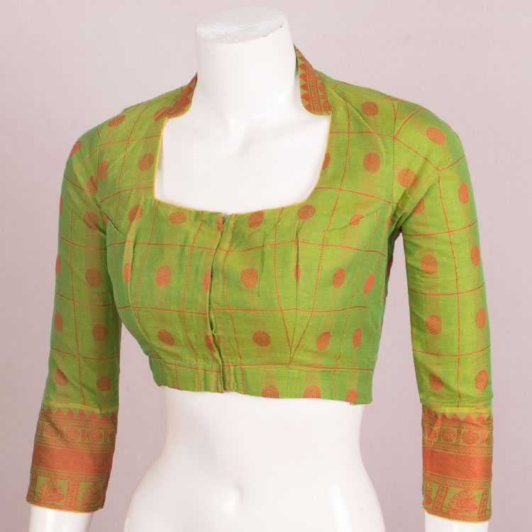 Handcrafted Kanchi Cotton Blouse 10051205