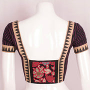 Hand Embroidered Mirror Work Cotton Blouse 10051206