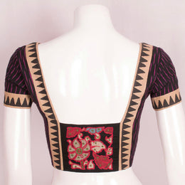Hand Embroidered Mirror Work Cotton Blouse 10051206