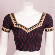 Hand Embroidered Mirror Work Cotton Blouse 10051206