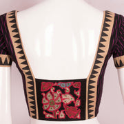 Hand Embroidered Mirror Work Cotton Blouse 10051206