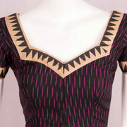 Hand Embroidered Mirror Work Cotton Blouse 10051206