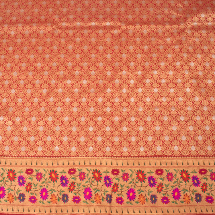 Universal Size Banarasi Katan Silk Langa Choli Material 10053239