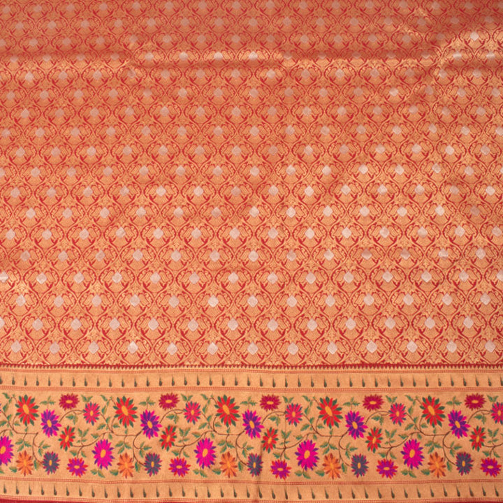 Universal Size Banarasi Katan Silk Langa Choli Material 10053239