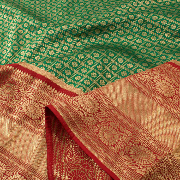 Universal Size Banarasi Katan Silk Langa Choli Material 10053251