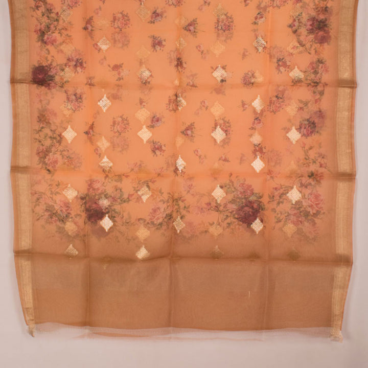Handloom Banarasi Katrua Silk Salwar Suit Material 10052408