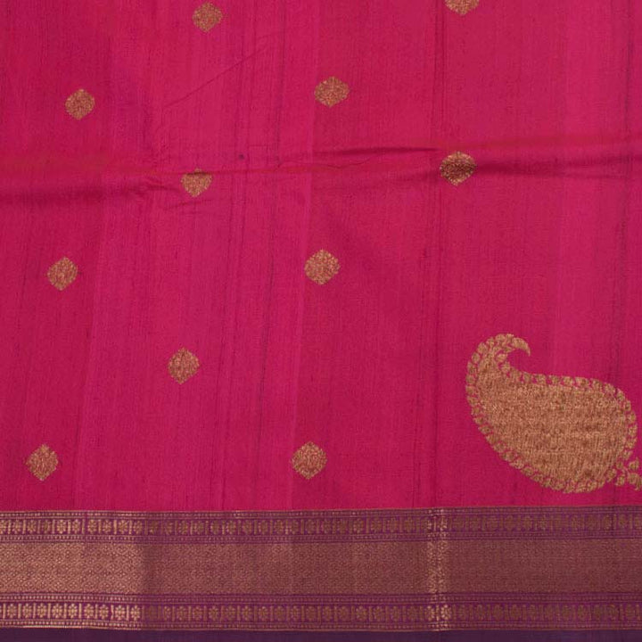 Handloom Banarasi Kadhwa Tussar Silk Saree 10038080