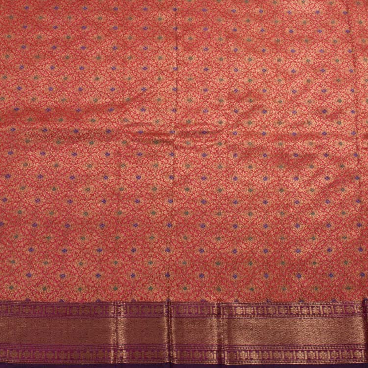 Handloom Banarasi Kadhwa Tussar Silk Saree 10038080