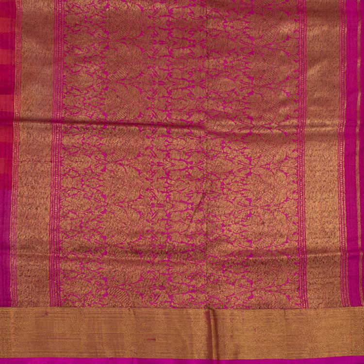 Handloom Banarasi Kadhwa Tussar Silk Saree 10050739