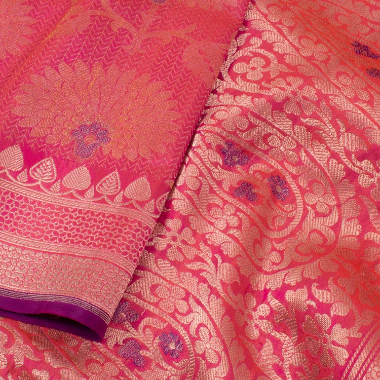 Handloom Banarasi Tanchoi Katan Silk Saree 10050994