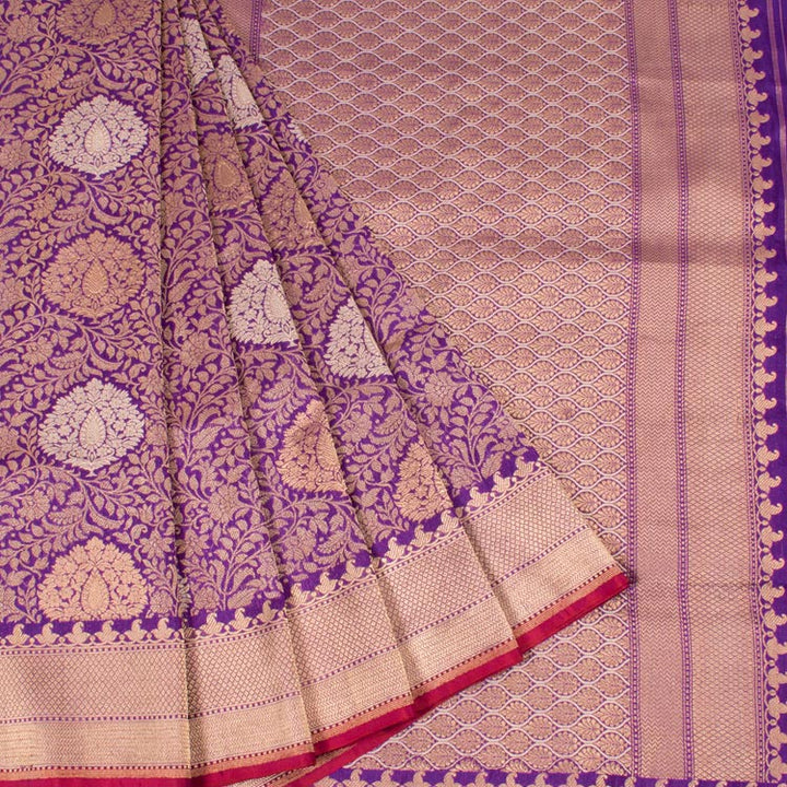 Handloom Banarasi Tanchoi Katan Silk Saree 10050996