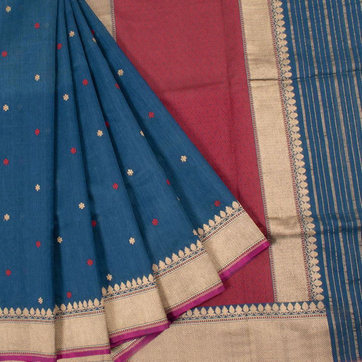 Handloom Banarasi Kadhwa Silk Cotton Saree 10051000