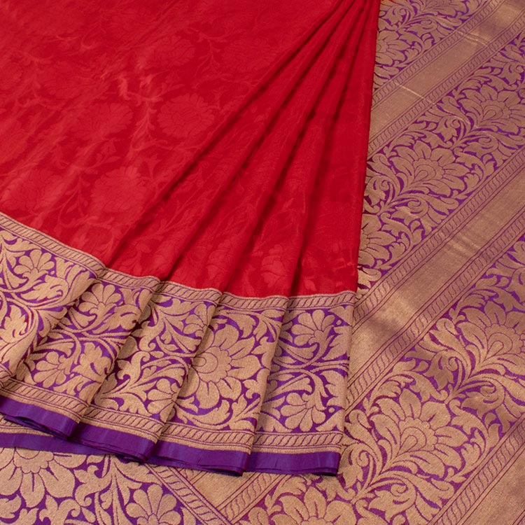 Handloom Banarasi Tanchoi Summer Silk Saree 10051010