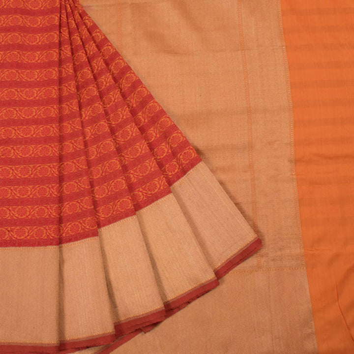 Handloom Banarasi Tanchoi Summer Silk Saree 10051422