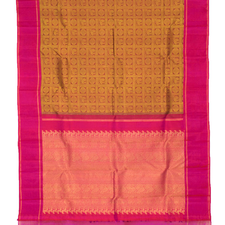 Kanjivaram Pure Zari Jacquard Silk Saree 10051728