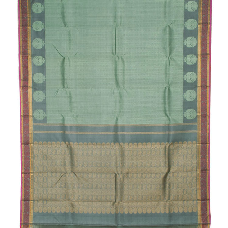 Kanjivaram Pure Zari Jacquard Silk Saree 10052153