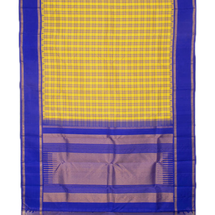 Kanjivaram Pure Zari Korvai Silk Saree 10052396