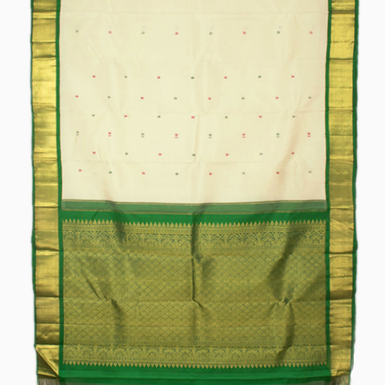 Kanjivaram Pure Zari Korvai Silk Saree 10052569