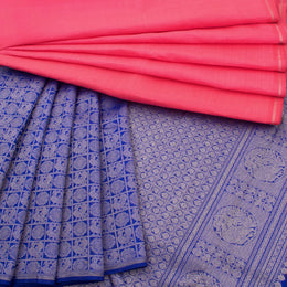 Kanjivaram Pure Zari Korvai Silk Saree 10053298