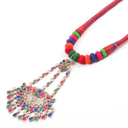 Handcrafted Necklace With Afghani Pendant 10031387