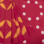Shibori Dyed Mulmul Cotton Saree 10032331