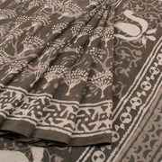 Dabu Printed Mulmul Cotton Saree 10032339