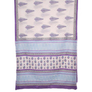 Hand Block Printed Mulmul Cotton Saree 10032342