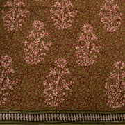 Hand Block Printed Mulmul Cotton Saree 10032348