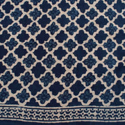 Dabu Printed Indigo Mulmul Cotton Saree 10039202