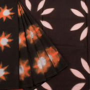 Shibori Dyed Mulmul Cotton Saree 10039205