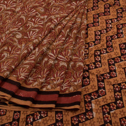 Dabu Printed Mulmul Cotton Saree 10039210