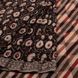 Dabu Printed Mulmul Cotton Saree 10039216