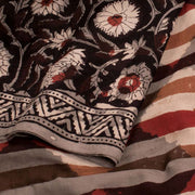 Dabu Printed Mulmul Cotton Saree 10039216