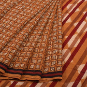 Dabu Printed Mulmul Cotton Saree 10039218