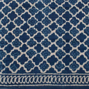 Dabu Printed Indigo Mulmul Cotton Saree 10039222