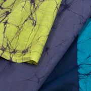 Batik Printed Mulmul Cotton Saree 10039226