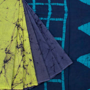 Batik Printed Mulmul Cotton Saree 10039226