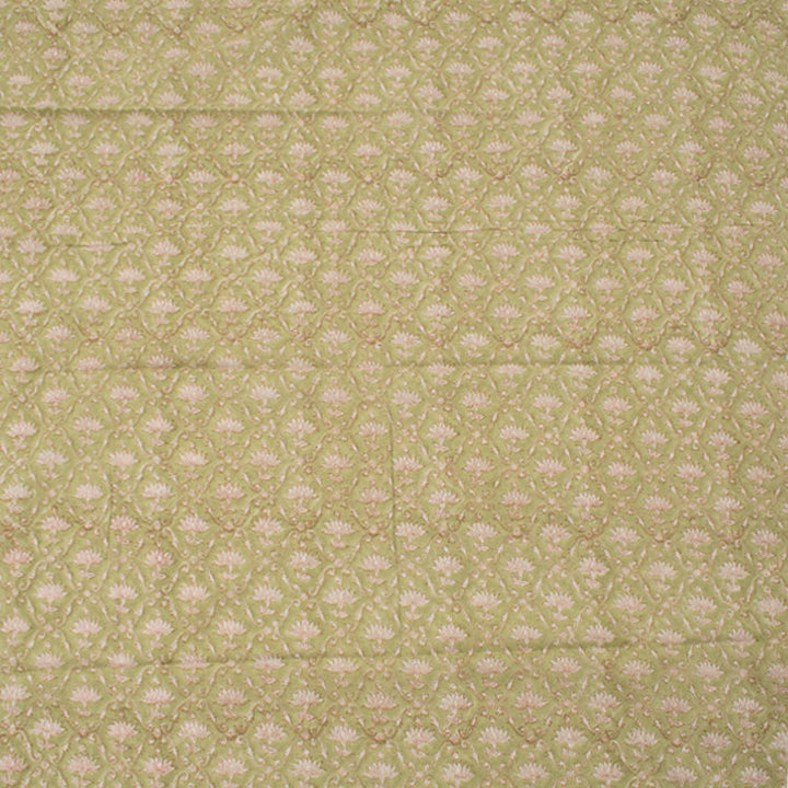 Hand Block Printed Mulmul Cotton Kurta Material 10053025
