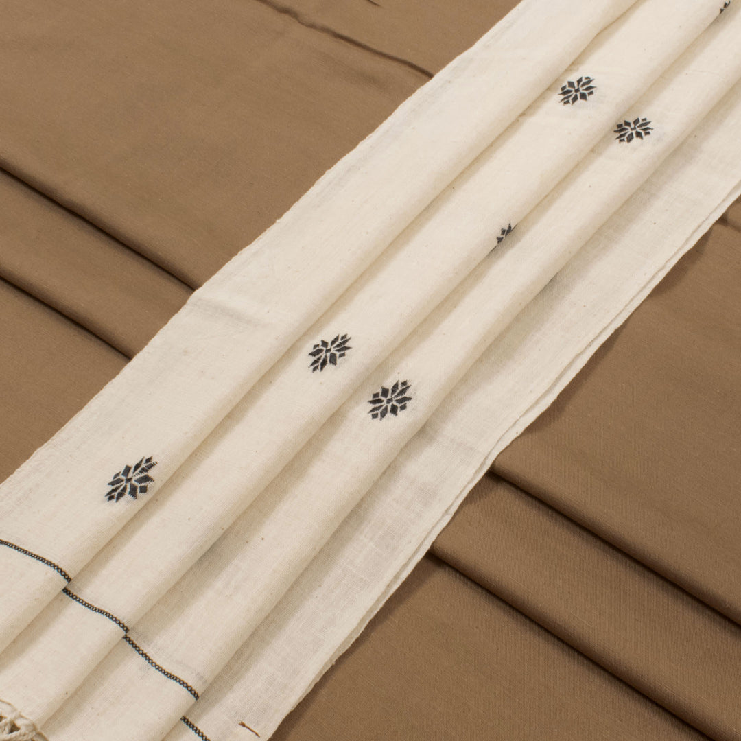 Modal Cotton 2 pc Salwar Suit Material with Khadi Stole 10053633