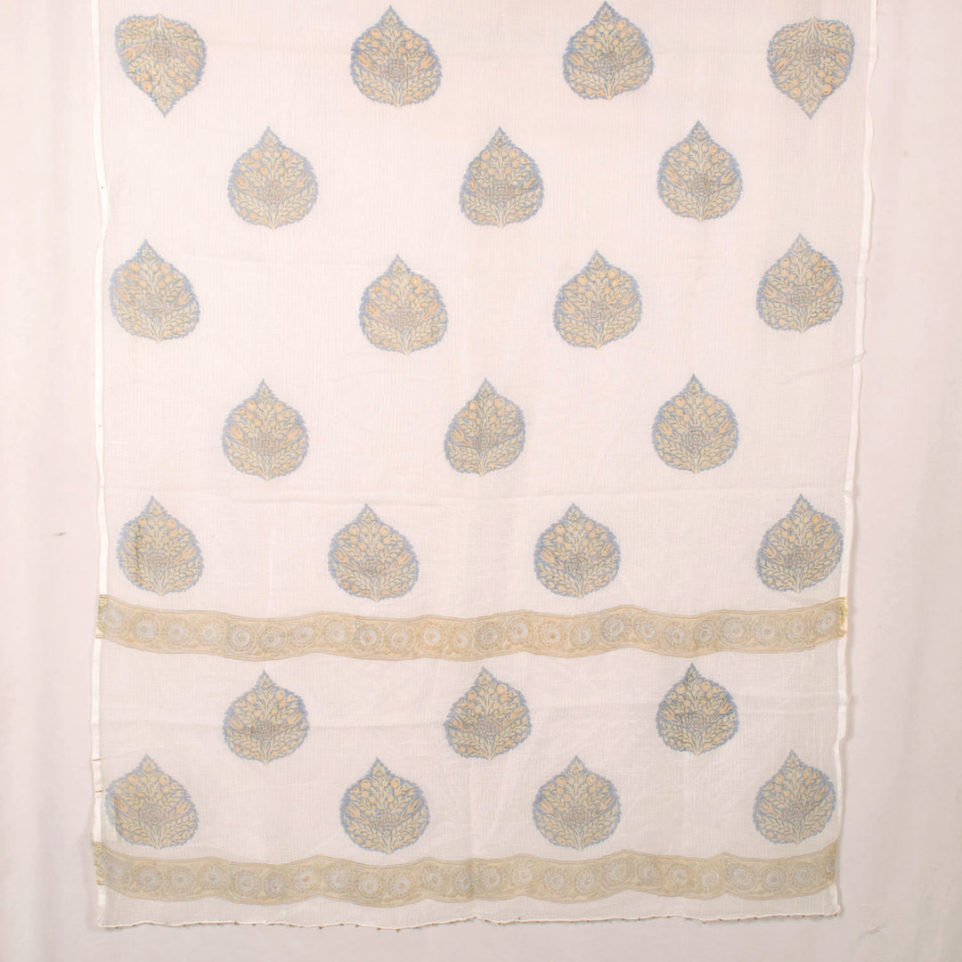 Hand Block Printed Mulmul Cotton Salwar Suit Material 10053637