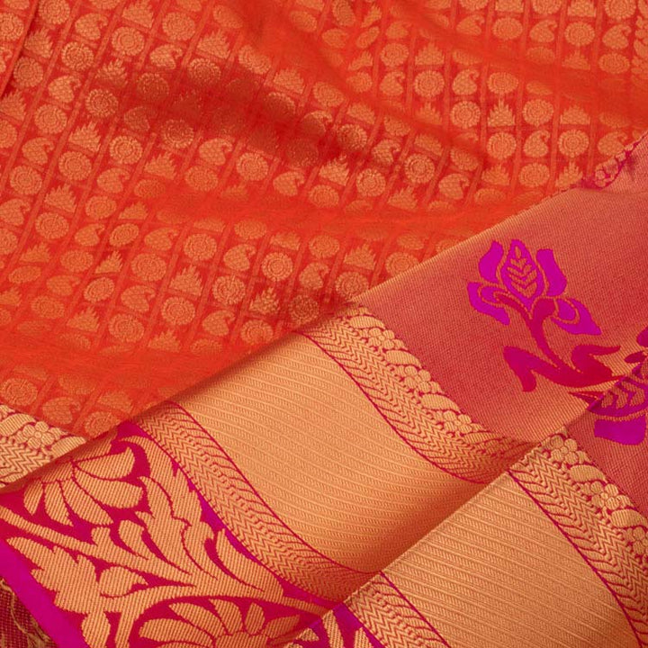 Kanjivaram Pure Silk Jacquard Saree 10049072