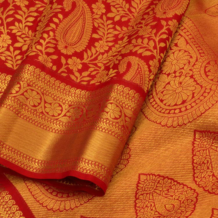 Kanjivaram Pure Silk Jacquard Saree 10049073