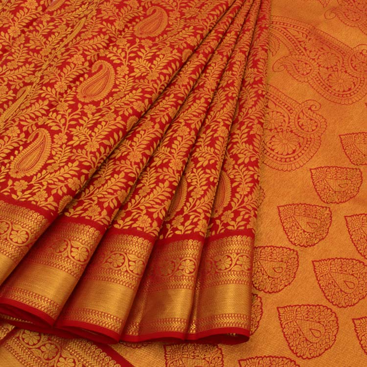 Kanjivaram Pure Silk Jacquard Saree 10049073