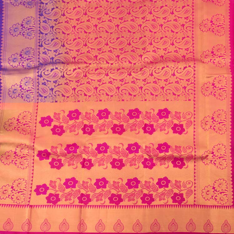 Kanjivaram Pure Silk Jacquard Saree 10031736