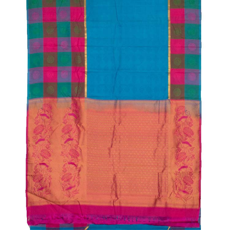 Kanjivaram Pure Silk Jacquard Saree 10035060