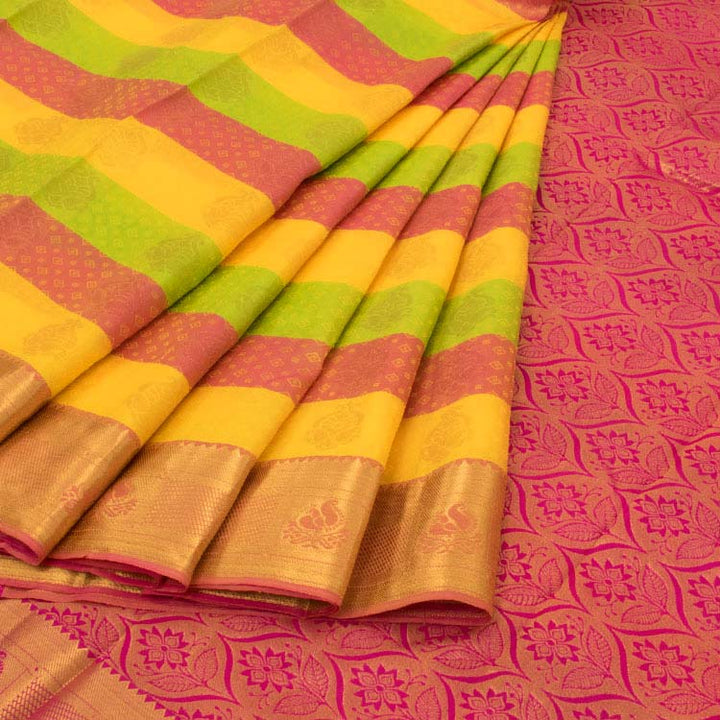 Kanjivaram Pure Silk Jacquard Saree 10035298