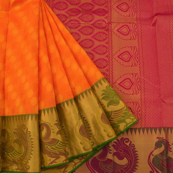 Kanjivaram Pure Silk Jacquard Saree 10035313